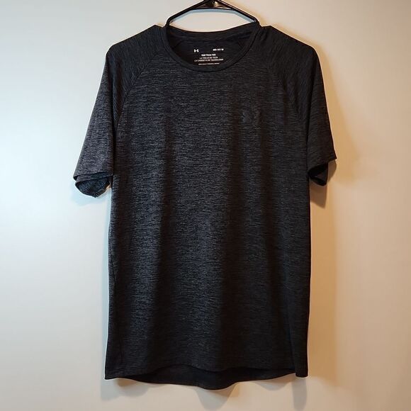 Under Armour Tops - Under Armour The Tech Tee Women's T Shirt Size MD/M/M Charcoal Gray VERY NICE!!